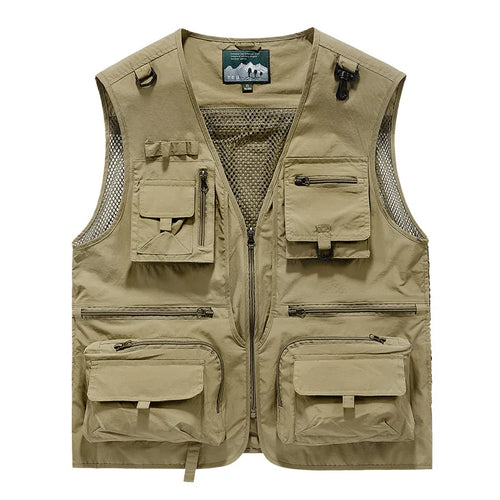 Men's Breathable Multi-Pocket Fishing Vest