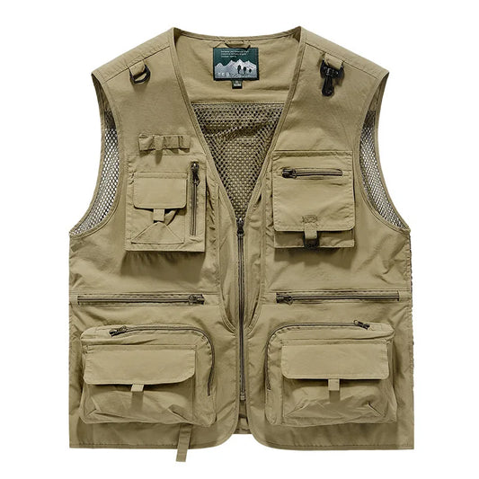 Men's Breathable Multi-Pocket Fishing Vest