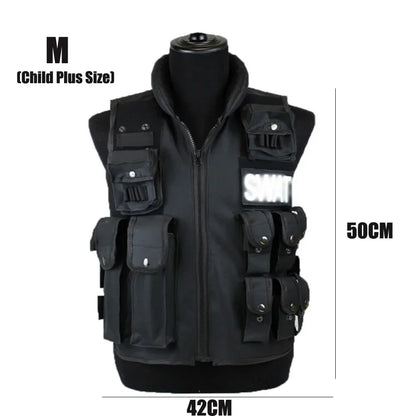 SWAT Multi-Pocket Tactical Vest - CS & Paintball