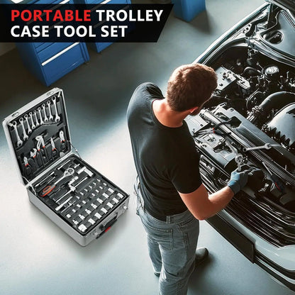 799-Piece Tool Set with Trolley Case - Home & Mechanic