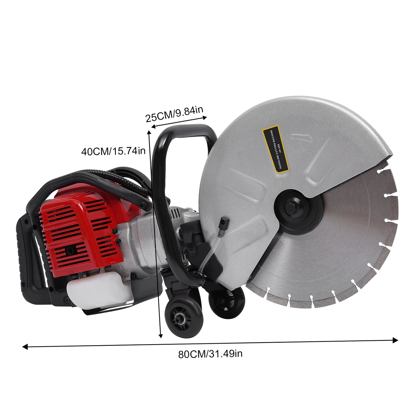 1400W Concrete Cutter Wall Chaser with 13" Blade