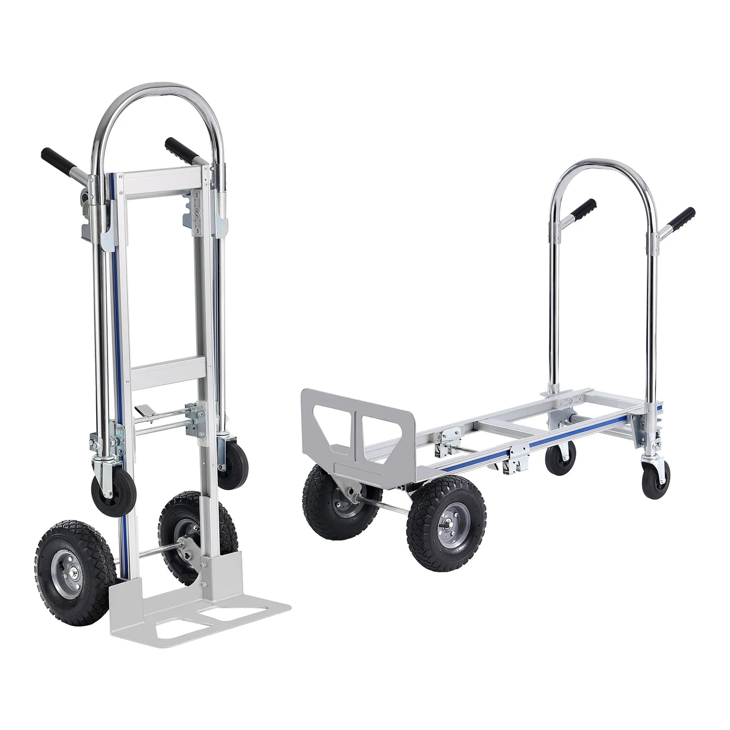 Industrial Folding Hand Truck Aluminum - Collapsible Cart