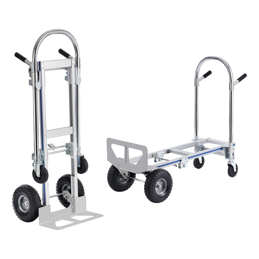 Industrial Folding Hand Truck Aluminum - Collapsible Cart