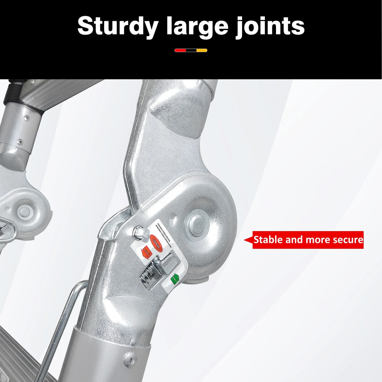 Aluminum A-Frame Folding Ladder 150kg - Non-Slip