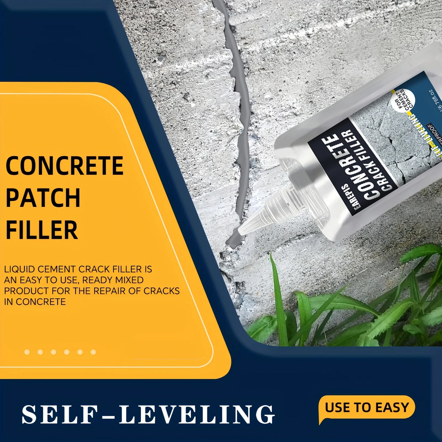 Waterproof Concrete Crack Filler Sealant Glue
