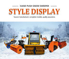 Small Fully Automatic Hand-held Snow Sweeper Municipal Sanitation Household Small Snow Sweeper