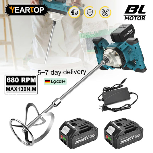 Cordless Paint & Concrete Mixer for Makita 18V