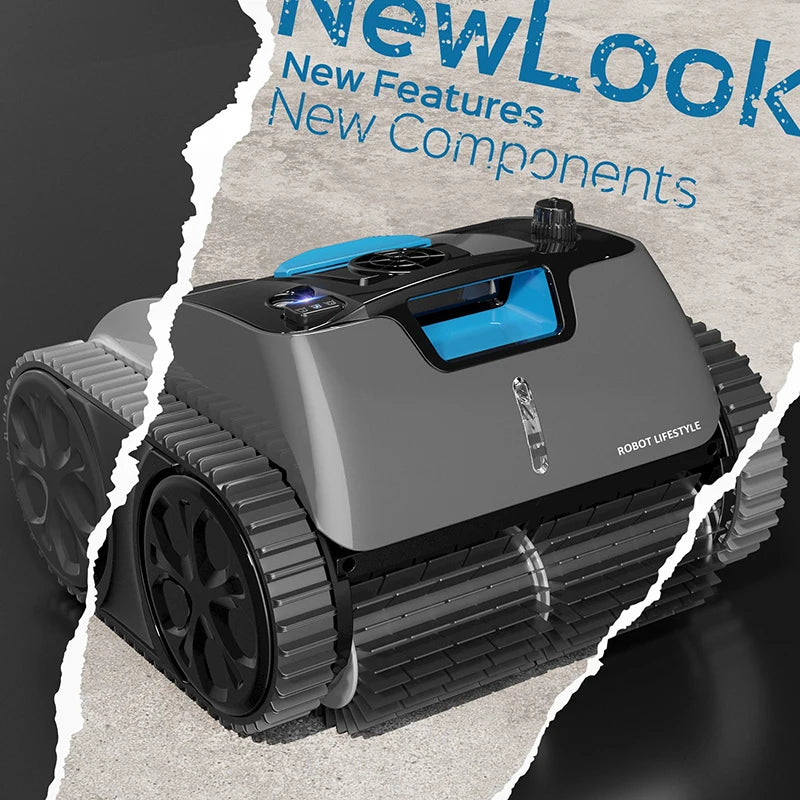 Robot Vacuum Cleaner for Pool WYBOT C1PRO Rechargeable Wireless Swimming Pools Cleaner  Walls and Background Cleaning 150Mins