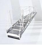 Marine aluminum ladder gangway ladder, aluminum alloy springboard, truss bridge terminal ladder, boarding ladder, shore ladder