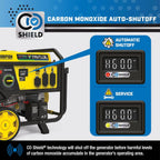 8125-Watt Electric Start Tri-Fuel Portable Generator with CO Shield