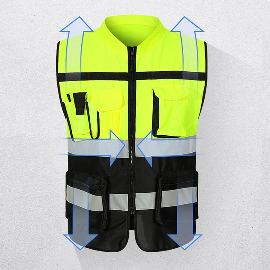 Adjustable Night Safety Vest - Running & Biking