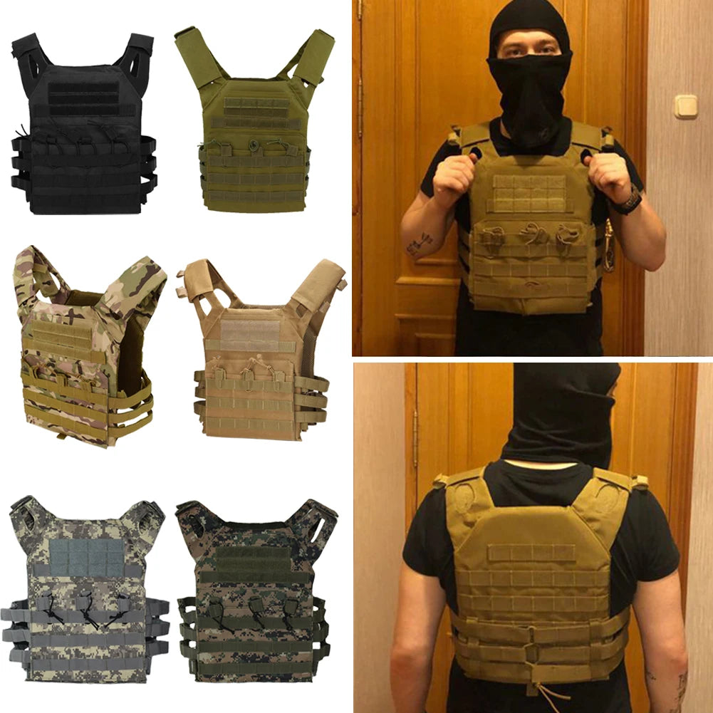 Lightweight JPC Plate Carrier Vest - Waterproof Molle