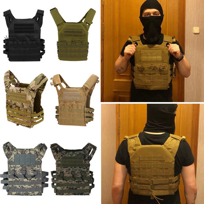 Lightweight JPC Plate Carrier Vest - Waterproof Molle