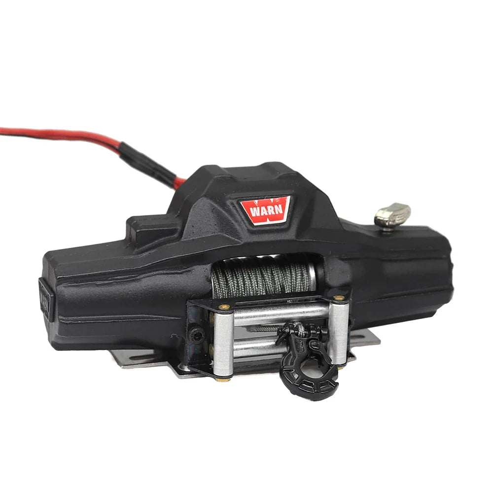 Metal Automatic simulation Simulated Winch for 1/10 1/8 RC Crawler Car Axial SCX10 III 90046 D90 TRX4 TRX-6 D110 90046 Redcat