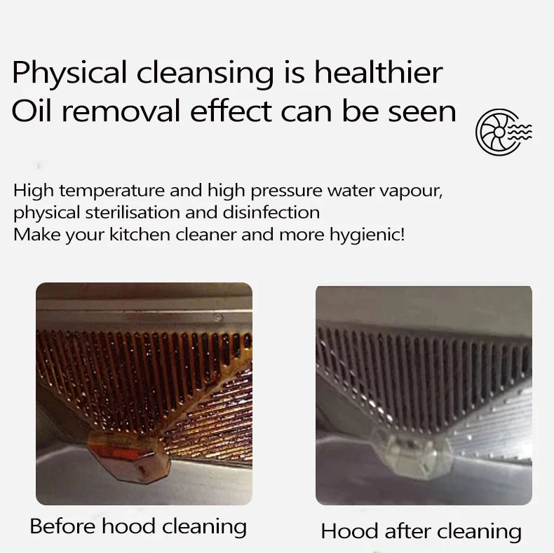 Kitchen oil stains Steam Cleaner High Temperature Disinfection Air Conditioning Kitchen Range Hood Machines cleaning machine