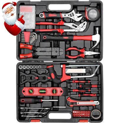 218-Piece Home & Auto Repair Tool Kit with Case
