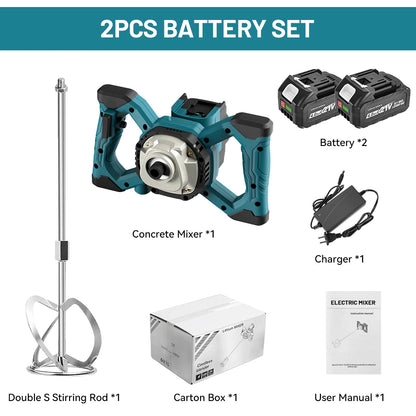 Cordless Paint & Concrete Mixer for Makita 18V