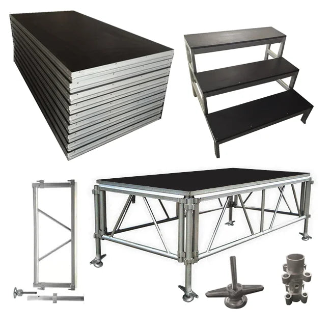 aluminum portable truss stage system for exhibition and event stage platforms