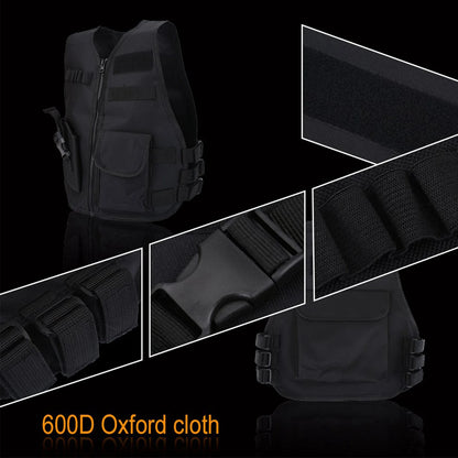 Kids Adjustable Tactical Vest - Outdoor Games