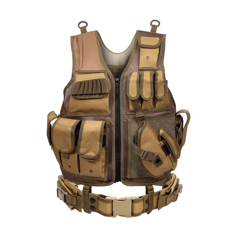 Adjustable Molle Tactical Vest - Combat Training