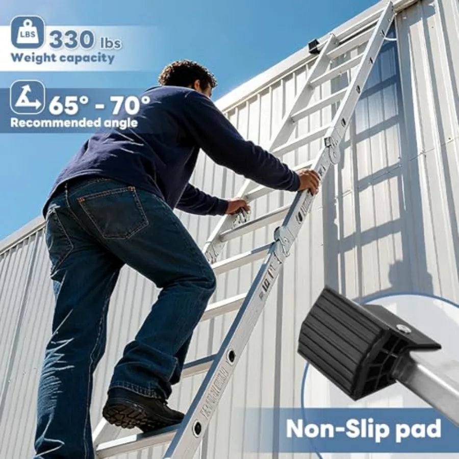7-in-1 Aluminum Folding Ladder Heavy Duty - Home & RV