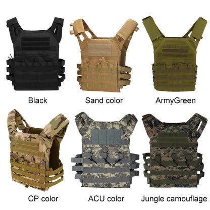 Lightweight JPC Plate Carrier Vest - Waterproof Molle