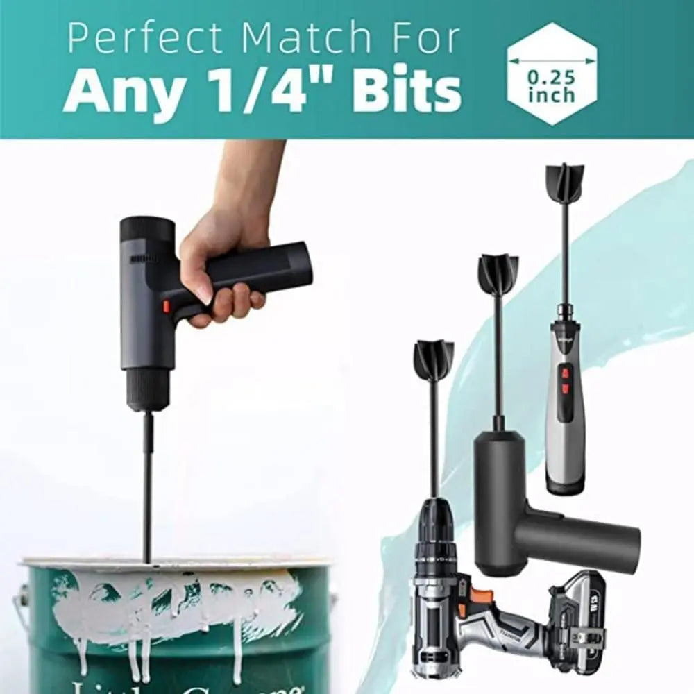 3-Pack Epoxy Resin & Paint Mixer Paddle - Hex Shank