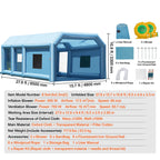 Paint Booth Inflatable Spray Booth with Powerful Blowers and Air Filter System Portable Car Paint Booth