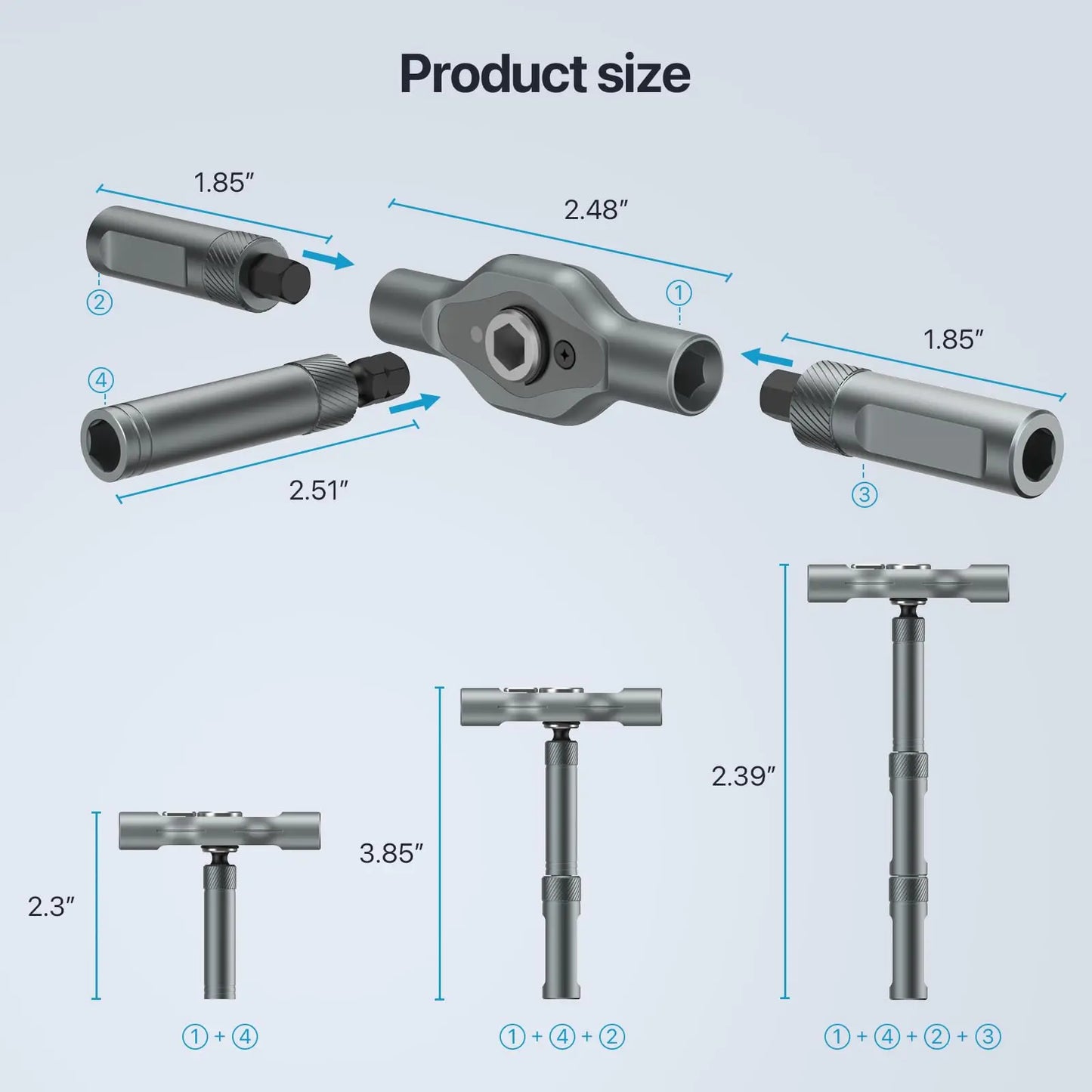 24-in-1 Ratchet Screwdriver Set with Magnetic Bits