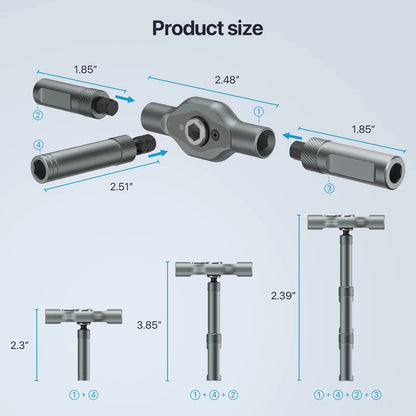24-in-1 Ratchet Screwdriver Set with Magnetic Bits