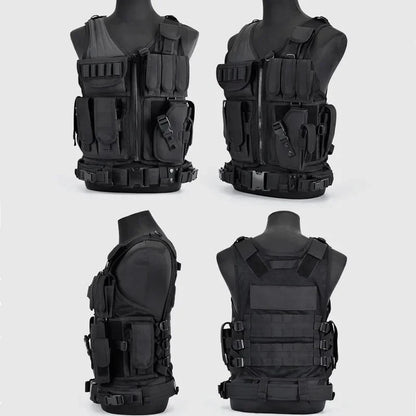Adjustable Molle Tactical Vest - Combat Training