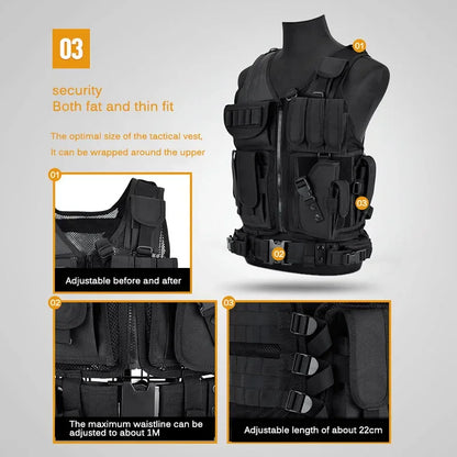Molle Tactical Mesh Vest - Airsoft & Training