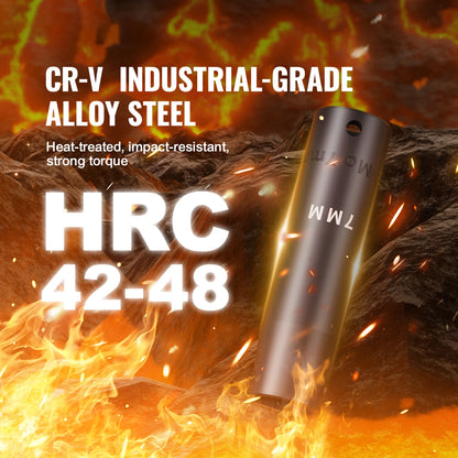 1/2" Drive Impact Socket Set - Cr-V Alloy Steel