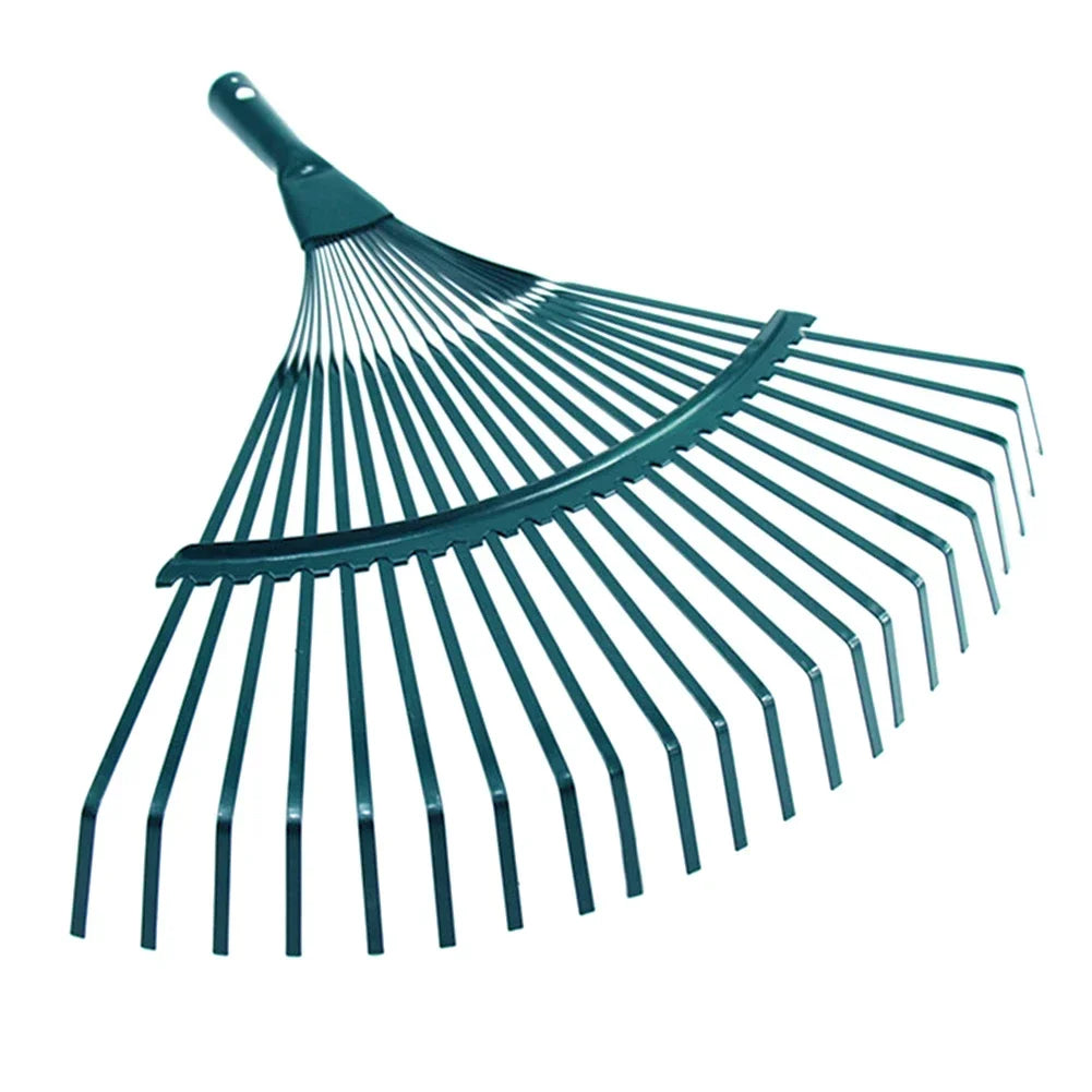 22 Teeth Heavy Duty Steel Metal Rake for Head High Carbon Steel Lawn Leaves Garden Without Handle Home Tools Garden Tools