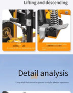 Folding mobile stacker manual forklift hydraulic transporter lifting platform truck loading and unloading household