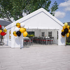 20x20FT Party Tent with 2 Storage Bags & Removable Sidewalls, Outdoor Canopy for Wedding, BBQ, Camping, Commercial Use
