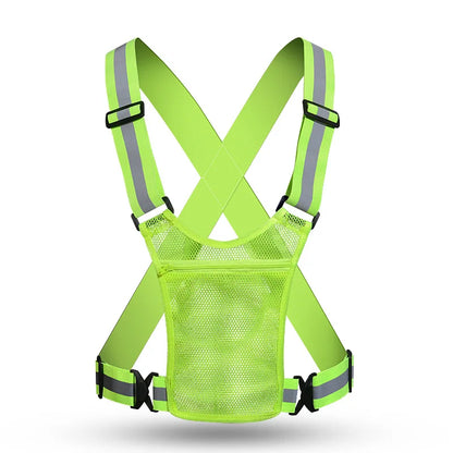 Reflective Strap Vest - Night Running & Cycling Belt