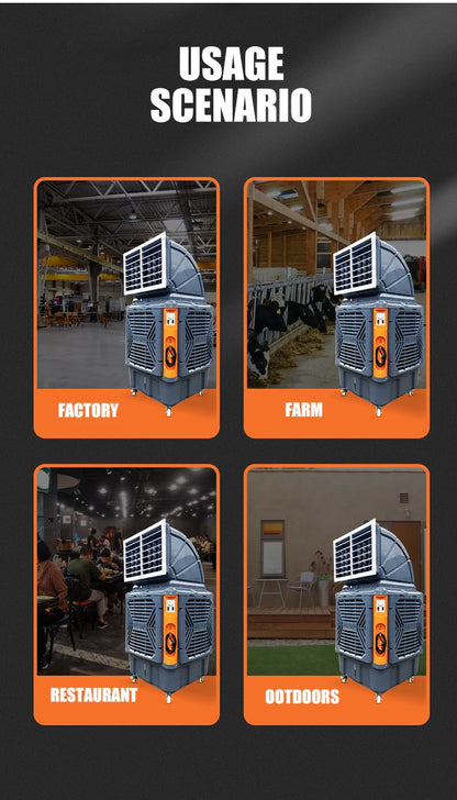 Industrial Air Cooler Fan 220V - Workshop Cooling
