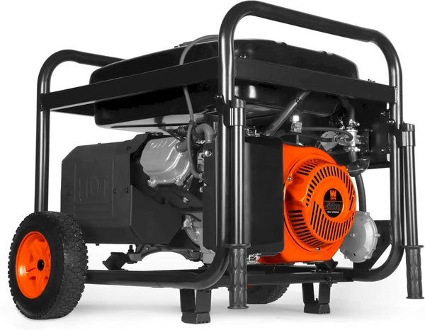 14,500-Watt 120V/240V Tri-Fuel Generator For Gas, Propane, And Natural Gas, Transfer-Switch Ready With Electric Start, Wheel Kit