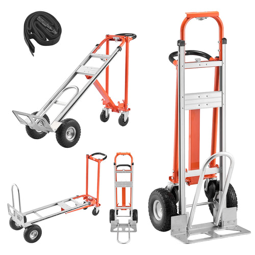 4-in-1 Aluminum Hand Truck Dolly 1000 lbs