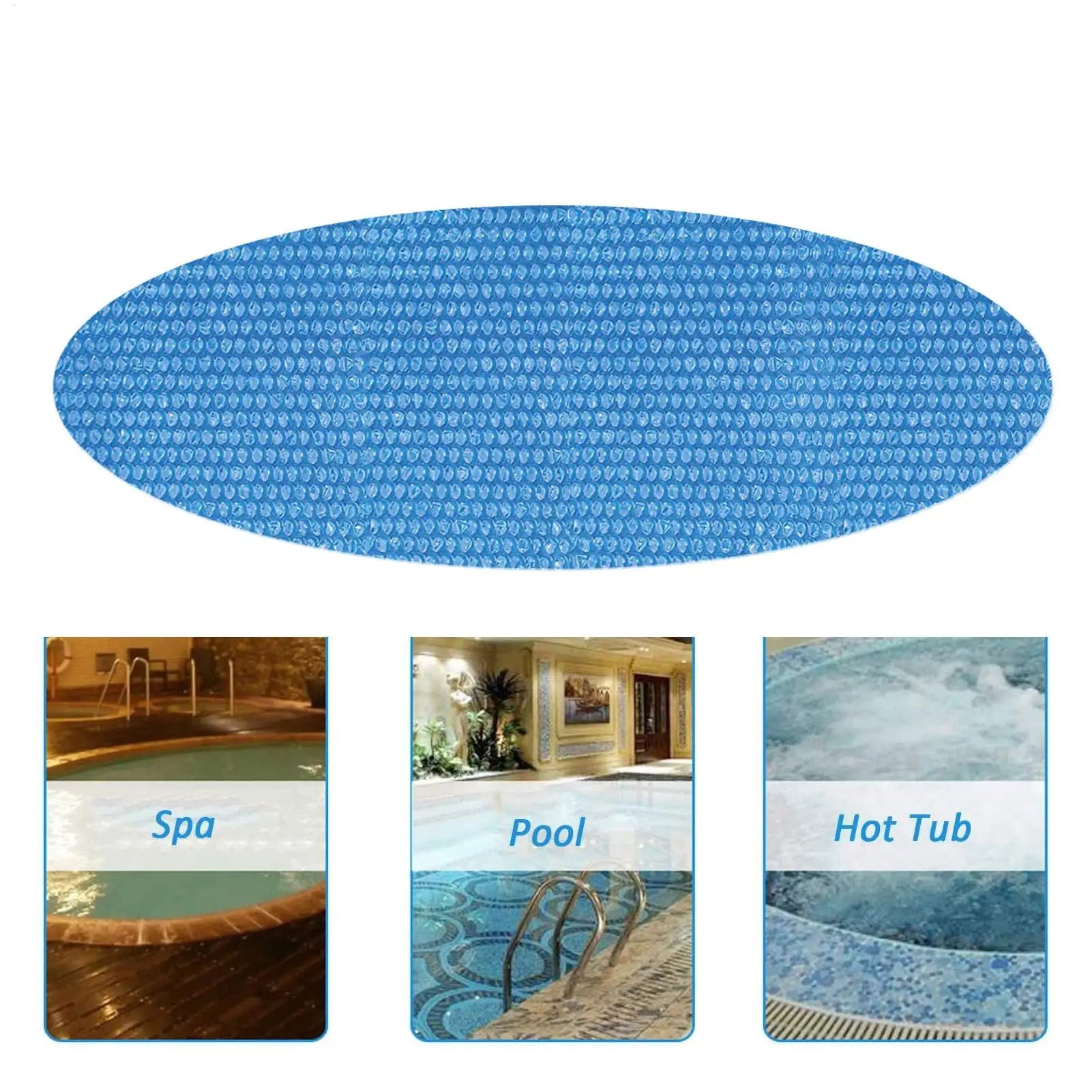 Solar pool cover Cuttable Round bubble Wrap Swimming Pool heat insulation blanket Tear Resistant Outdoor Hot Tub Protective Lid