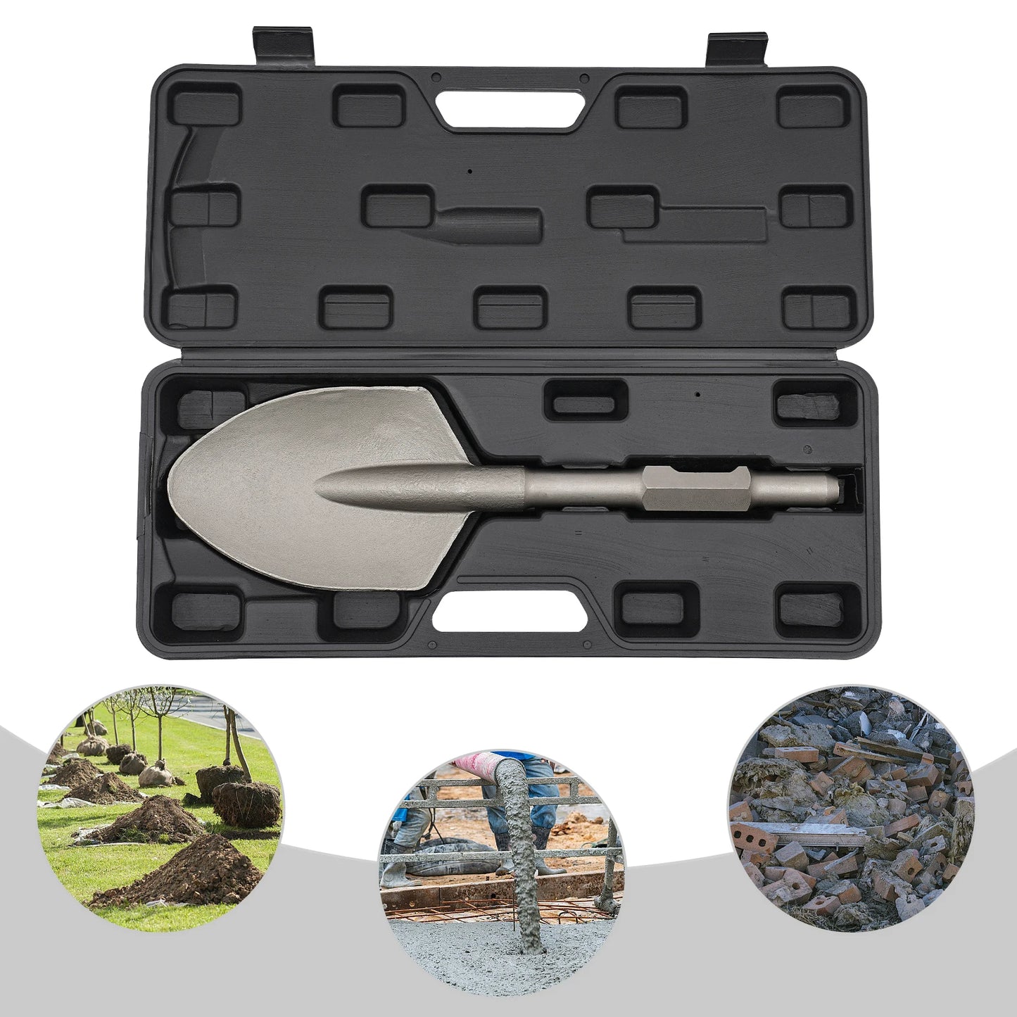 Clay Spade Shovel Chisel Bit for Electric Jack Hammer