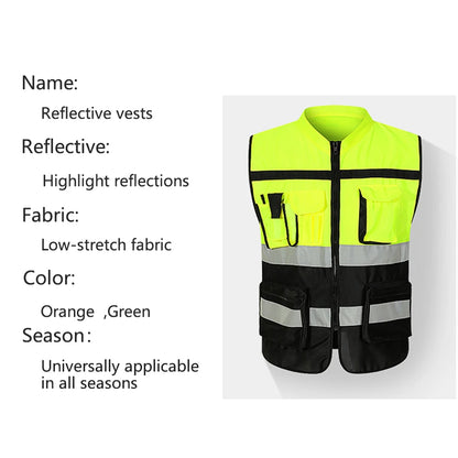 Adjustable Night Safety Vest - Running & Biking