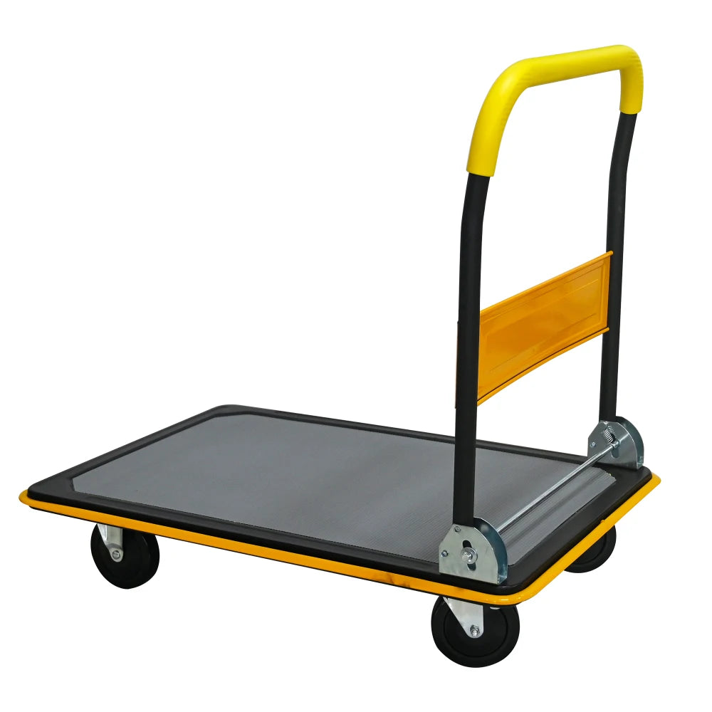 Foldable Flatbed Cart 660 lbs with Swivel Wheels