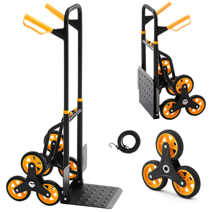 Stair Climbing Hand Truck 440/770 lbs with 6 Wheels