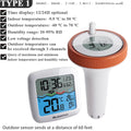 Wireless Pool Thermometer Floating Water Temperature Sensor With LCD Receiver For Swimming Pool Bathtub Aquarium Spa Fish Pond