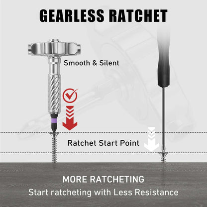 66-in-1 Ratchet Screwdriver Set with Magnetic Bits