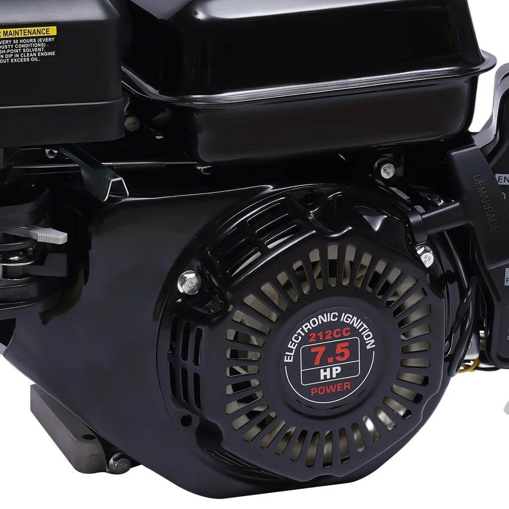 4 Strokes 212cc 7.5HP Gas Engine with Electric Start Upgrade Version For Go Kart Pressure Washers Log Splitters