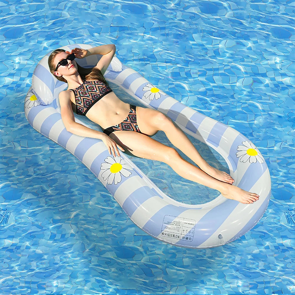1 Piece Swimming Pool Floating Boat for Adults, Oversized Inflatable Swimming Pool Floating Lounge Chair Rafting Floating Board Suitable for Adult Swimming Pool Lake Beach Party