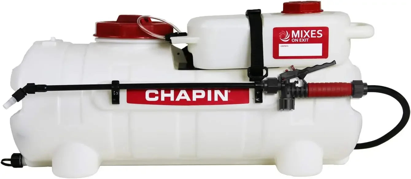 15 Gallon Mixes on Exit 12V, 2.2 GPM Pump ATV/UTV Spot Sprayer with Separate Water Tank